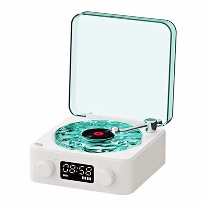Mini Retro White Noise Bluetooth Speaker Portable Vintage Sleep Aid Bluetooth Speaker Subwoofer with RGB Light Support TF Card